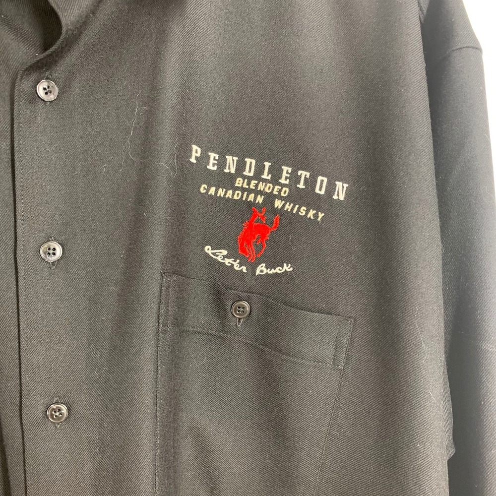 Pendleton‎ Men's Pendleton Whisky Vintage Wool Long Sleeve Button Up Shirt SZ XL - Picture 6 of 14